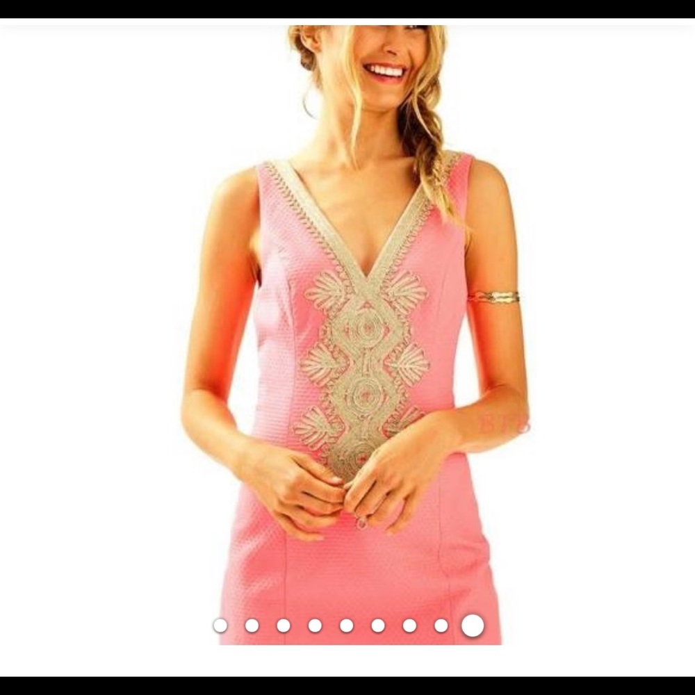 Lilly Pulitzer Junie Shift Dress 👗 In Coral Reef SZ 2 NWT - Picture 7 of 15